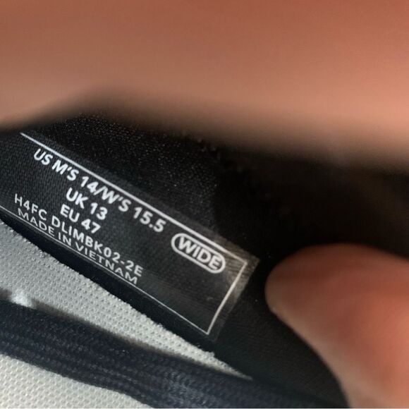 Kizik Lima Men Size 14 W 15.5 Wide Knit Hands Free Lace Up Black Sneakers Shoes main image 11